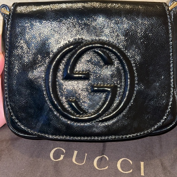 Gucci Soho Patent Leather Crossbody Chain Bag - Picture 11 of 11